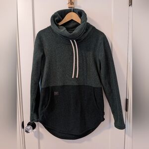 DESO Made in USA Small Batch Fleece Pullover Green Women’s Size Medium